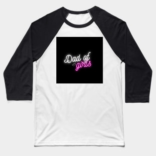 Dad of Girls Baseball T-Shirt